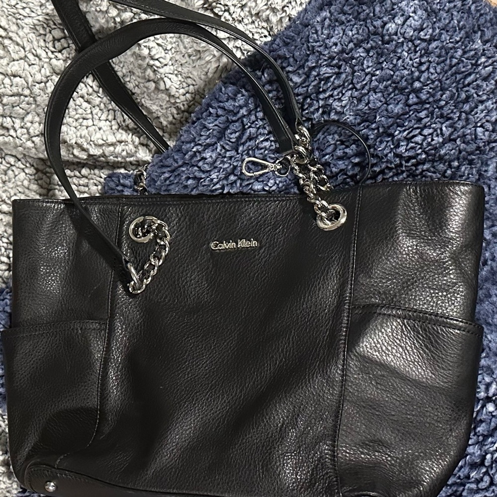 Calvin Klein Black Purse, Tote, Bag, Fashion, Designer